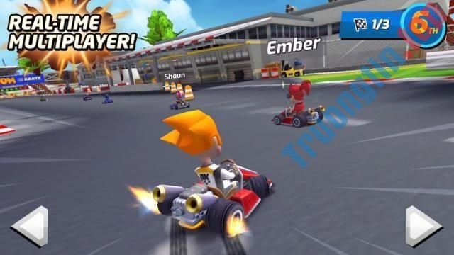 Boom Karts là game đua xe Kart nhiều người chơi hấp dẫn