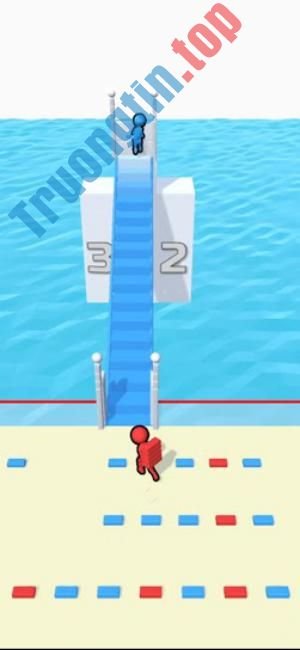 Download Bridge Race cho iOS 2.02 – Game thu thập gạch xây cầu vui nhộn