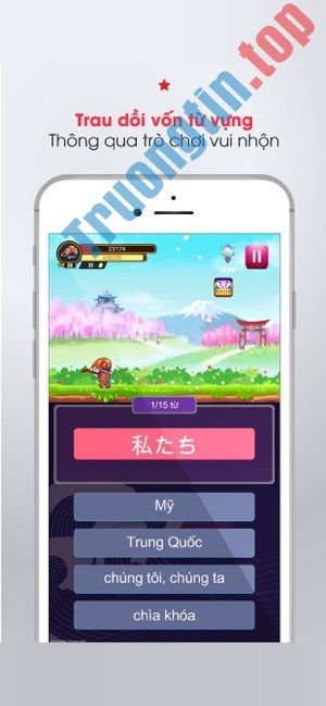 Bucha học tiếng Nhật cho iOS