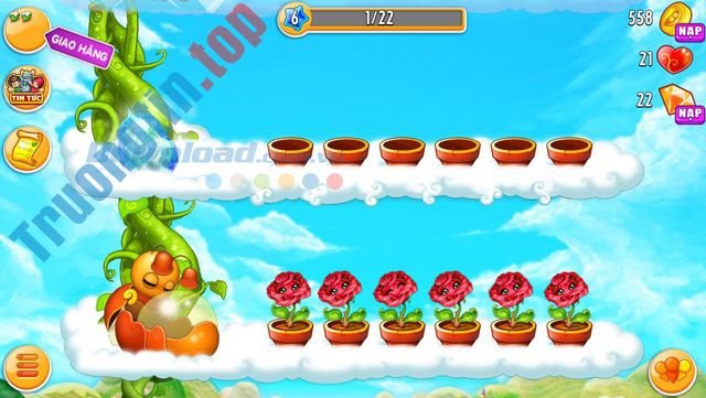 Download game khu vườn trên mây cho iOS - Game nông trại hấp dẫn trên mobile