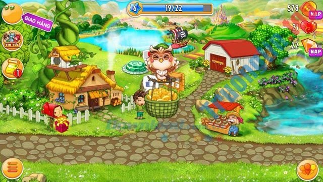  Tải game Download game khu vườn trên mây cho iOS để thỏa sức trồng những loài hoa yêu thích.