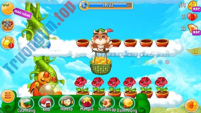 Download Khu Vườn Trên Mây cho iPhone – Game nông trại hàng đầu Việt Nam