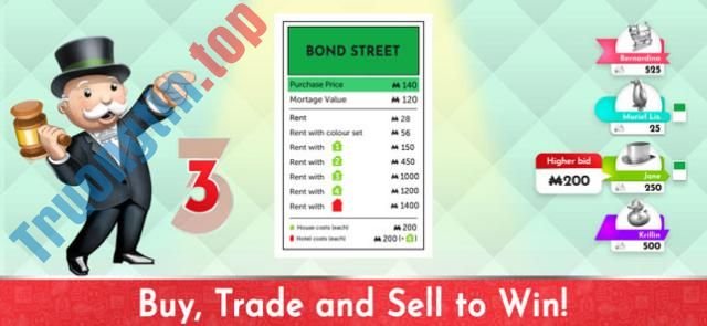 Download MONOPOLY cho iOS 1.5.5 - Game cờ tỉ phú hấp dẫn trên iPhone/iPad 4 Mua, giao dịch và bán để giành chiến thắng