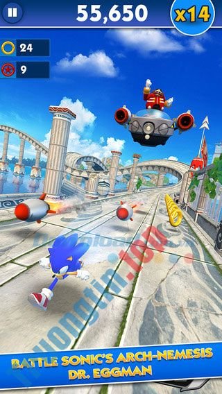 Sonic Dash cho iOS