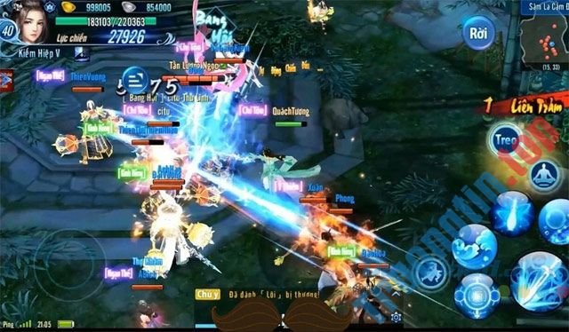 Giao&nbsp;diện&nbsp;chính&nbsp;của&nbsp;game&nbsp;Võ&nbsp;lâm&nbsp;truyền&nbsp;kỳ