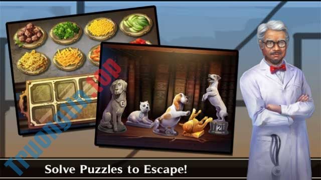 Giải các câu đố để trốn thoát khỏi trại tị nạn trong game Adventure Escape: Asylum