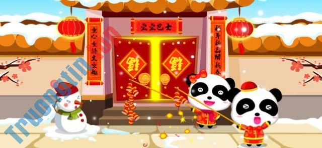 Download Baby Panda Spring Festival cho iOS 9.27.0010 – Game Lễ hội mùa xuân của gấu trúc