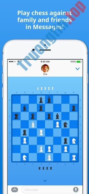 Chơi cờ vua với bạn bè và người thân với game Checkmate trên iMessage