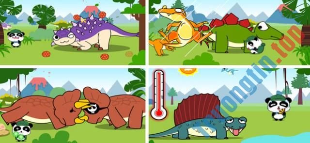 Download Dinosaur World cho iOS 9.27.0010 - Game bé tìm hiểu về thế giới khủng long 4 Tham gia các hoạt động thú vị, vui nhộn