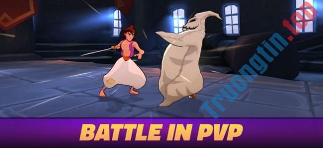 Tham gia vào các trận chiến PvP cùng những nhân vật Disney huyền thoại trong game Disney Sorcerer's Arena