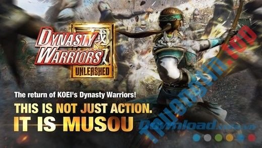 Game&nbsp;Tam&nbsp;Quốc&nbsp;miễn&nbsp;phí&nbsp;Dynasty&nbsp;Warriors:&nbsp;Unleashed&nbsp;cho&nbsp;iOS