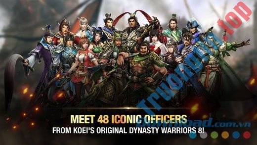 Gặp&nbsp;gỡ&nbsp;48&nbsp;vị&nbsp;tướng&nbsp;kiệt&nbsp;xuất&nbsp;trong&nbsp;Tam&nbsp;Quốc&nbsp;ở&nbsp;Dynasty&nbsp;Warriors:&nbsp;Unleashed&nbsp;cho&nbsp;iOS