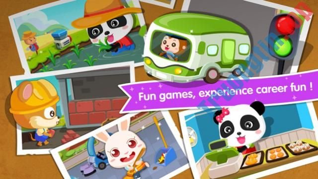 Download Panda Occupations cho iOS 9.21.1001 – Game bé học về nghề nghiệp cùng gấu trúc