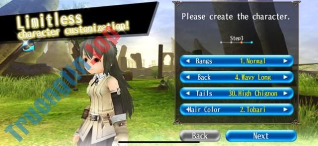 Download Toram Online cho iOS 3.3.18 - Game MMORPG đồ họa anime tuyệt đẹp 2 Sáng tạo nhân vật của bạn theo ý thích