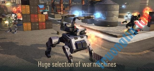 Nhiều cỗ máy chiến tranh mạnh mẽ cho người chơi lựa chọn