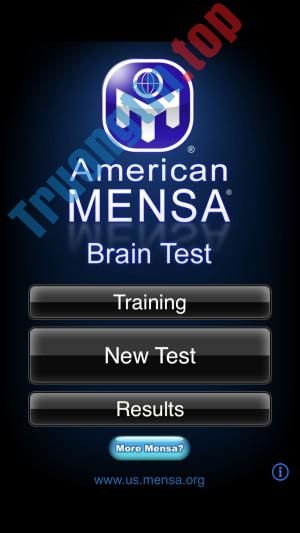 American&nbsp;Mensa&nbsp;Brain&nbsp;Test&nbsp;là&nbsp;game&nbsp;test&nbsp;IQ&nbsp;từ&nbsp;tổ&nbsp;chức&nbsp;những&nbsp;người&nbsp;thông&nbsp;minh&nbsp;nhất&nbsp;thế&nbsp;giới&nbsp;Mensa