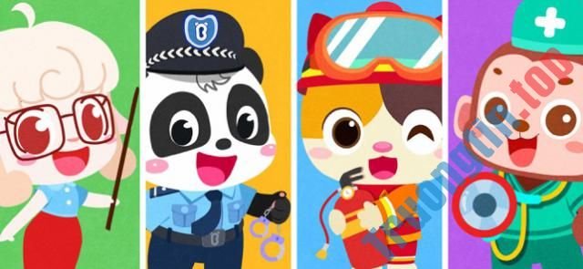 Download Baby Panda's Town cho iOS 9.27.0701 – Game Bé khám phá thị trấn của gấu trúc