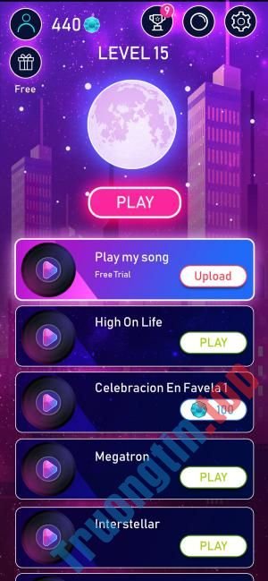 Download Beat Jumper cho iOS 2.1.9 – Game âm nhạc điện tử sôi động – Trường Tín