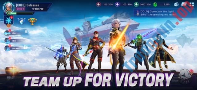 Download Crystalborne: Heroes of Fate cho iOS 5.5.5.108 - Game nhập vai đấu tướng hấp dẫn 4 Lập team với bạn bè để cùng nhau giành chiến thắng