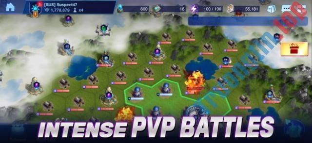 Download Crystalborne: Heroes of Fate cho iOS 5.5.5.108 - Game nhập vai đấu tướng hấp dẫn 5 Những trận đấu PvP căng não