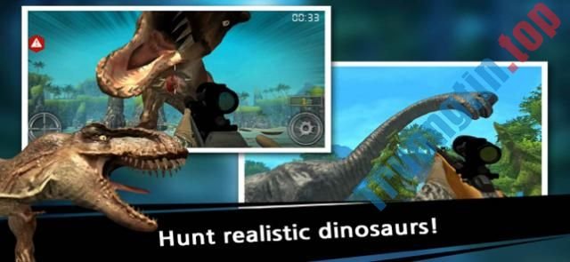 Trải nghiệm săn khủng long chân thực trong game Dino Hunter King 