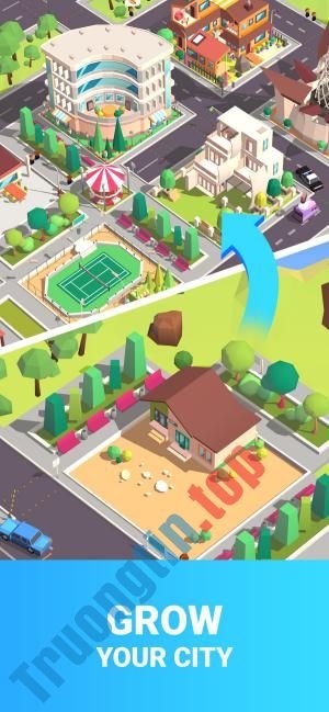 Phát triển và kiến thiết thành phố của riêng bạn trong game Hype City - Idle Tycoon