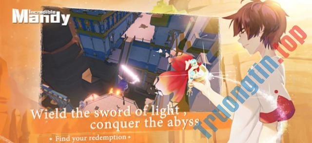 Download Incredible Mandy cho iOS 1.0.2 - Game giải đố khám phá bí mật trong giấc mơ 3 Sử dụng thanh kiếm trong tay và trí tuệ của bạn để thách thức kẻ thù