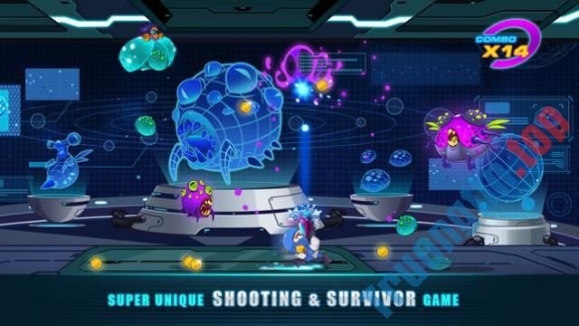 Download Mega Shooter cho iOS 1.0.3 - Game bắn súng nhịp độ nhanh điên cuồng 1 Mega Shooter là game bắn súng hành động với lối chơi độc đáo