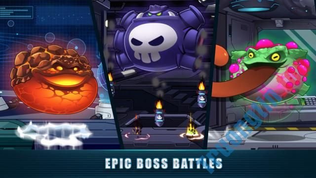 Download Mega Shooter cho iOS 1.0.3 - Game bắn súng nhịp độ nhanh điên cuồng 5 Chiến đấu với những con trùm quái vật mạnh mẽ