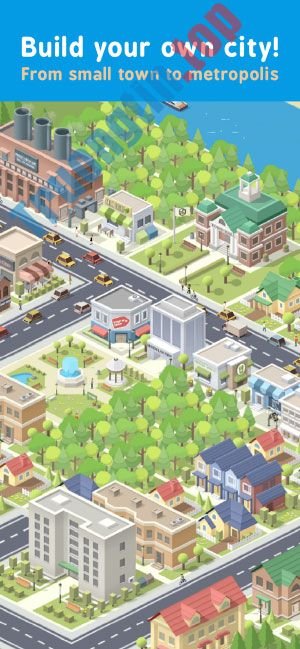 Xây dựng thành phố mơ ước của bạn trong game Pocket City