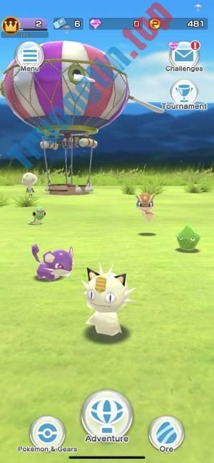 Bắt đầu hành trình phiêu lưu trong Pokemon Rumble Rush 