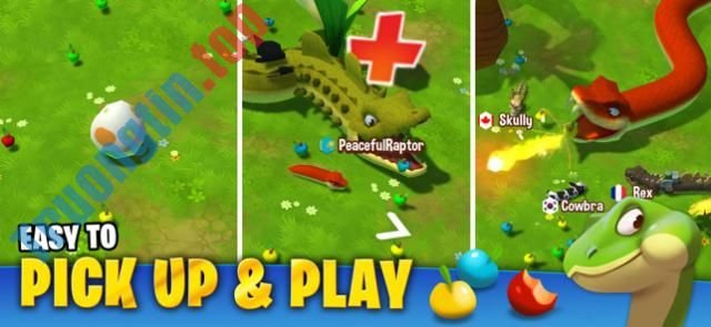 Download Snake Rivals cho iOS 0.7.5 - Game MOBA chiến tranh rắn độc lạ 1 Game MOBA chiến tranh rắn hấp dẫn Snake Rivals cho iOS