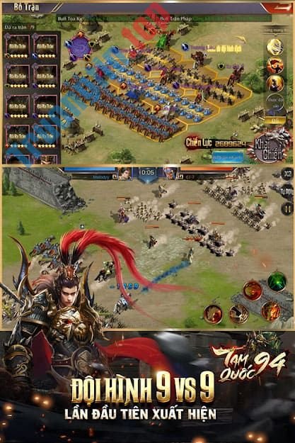 Download Tam Quốc 94 cho iOS – Game chiến thuật Tam Quốc cho iPhone – Trường Tín