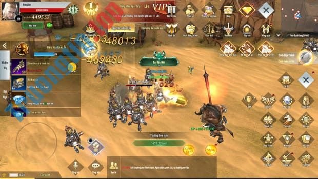 Download Thiên Sứ cho iOS - Game nhập vai thần thoại cho iPhone - Trường Tín 1 Giao diện chơi game Thiên Sứ trên Android