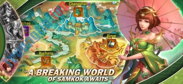 Download Dynasty Heroes: Legend Samkok cho iOS 1.7 – Game Tam Quốc chibi mới hấp dẫn