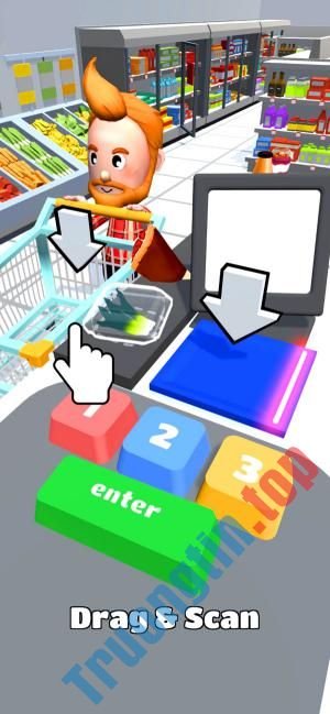 Scan và thanh toán hóa đơn trong siêu thị Hypermarket