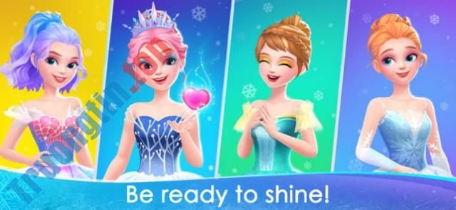 Download Romantic Frozen Ballet Life cho iOS - Game thời trang vũ công Ba-lê tuyệt đẹp 1 Trang điểm, chọn trang phục và sẵn sàng tỏa sáng trong game Romantic Frozen Ballet Life