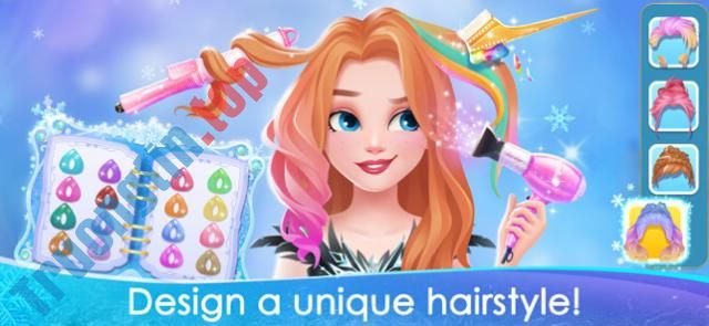 Download Romantic Frozen Ballet Life cho iOS - Game thời trang vũ công Ba-lê tuyệt đẹp 3 Thiết kế kiểu tóc tinh tế