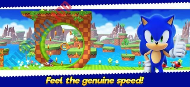 Download Sonic Runners Adventure cho iOS 1.0.4 - Game nhím Sonic phiêu lưu bất tận 1 Phiêu lưu bất tận cùng nhím xanh Sonic trong game Sonic Runners Adventure