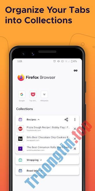 Tổ&nbsp;chức&nbsp;tab&nbsp;thành&nbsp;các&nbsp;bộ&nbsp;sưu&nbsp;tập