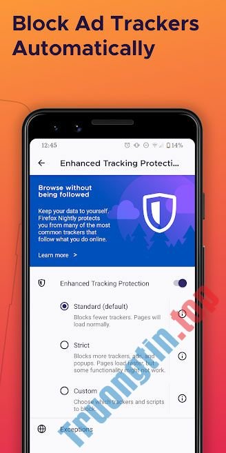 Firefox&nbsp;hỗ&nbsp;trợ&nbsp;chặn&nbsp;các&nbsp;công&nbsp;cụ&nbsp;dò&nbsp;tìm&nbsp;và&nbsp;quảng&nbsp;cáo