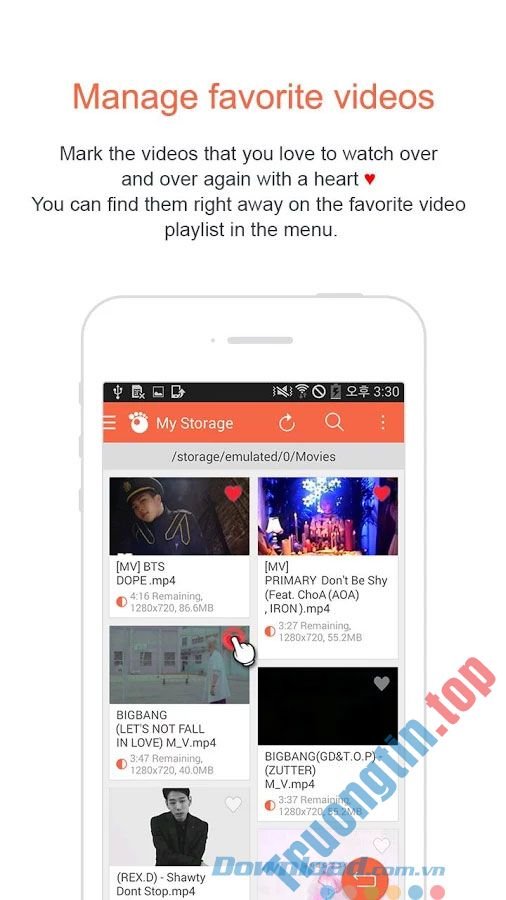 Quản&nbsp;lý&nbsp;video&nbsp;yêu&nbsp;thích