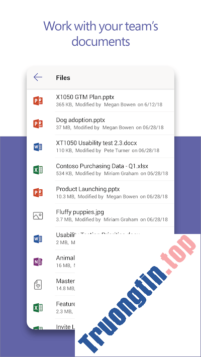 Microsoft&nbsp;Teams&nbsp;cho&nbsp;Android