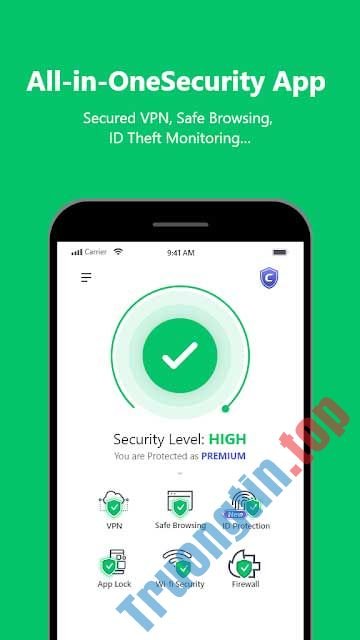 Mobile VPN Security cho Android bảo vệ app