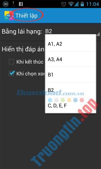 Ôn&nbsp;thi&nbsp;giấy&nbsp;phép&nbsp;lái&nbsp;xe&nbsp;cho&nbsp;Android