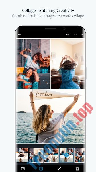 Photoshop&nbsp;Express&nbsp;hỗ&nbsp;trợ&nbsp;ghép&nbsp;ảnh&nbsp;sáng&nbsp;tạo