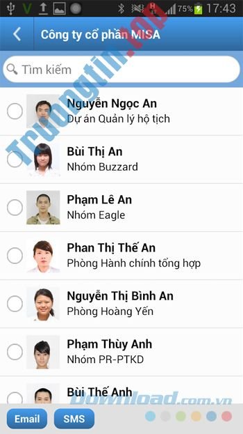 Gửi&nbsp;email,&nbsp;SMS