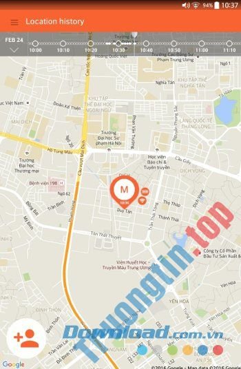 Tính&nbsp;năng&nbsp;Location&nbsp;History&nbsp;của&nbsp;Family&nbsp;Locator&nbsp;&&nbsp;Kids&nbsp;Tracker