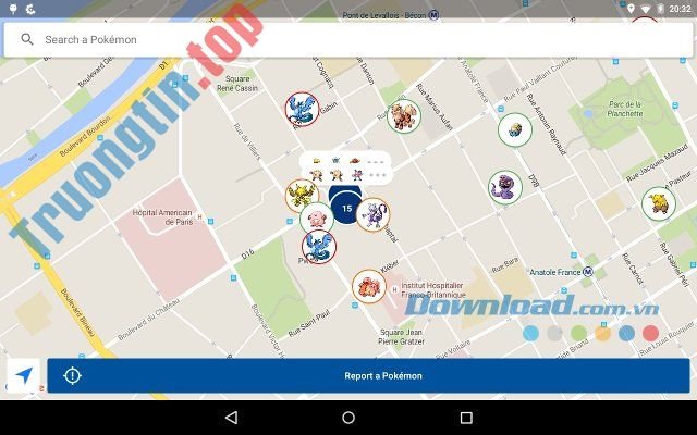 Download GO Map – For Pokémon GO cho Android 2.0.0 – Bản đồ săn Pokemon ngoài đời thực