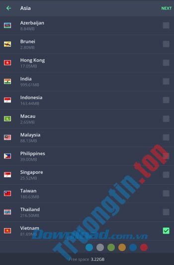 GPS&nbsp;Navigation&nbsp;&&nbsp;Maps&nbsp;Sygic&nbsp;hỗ&nbsp;trợ&nbsp;nhiều&nbsp;quốc&nbsp;gia&nbsp;khác&nbsp;nhau&nbsp;
